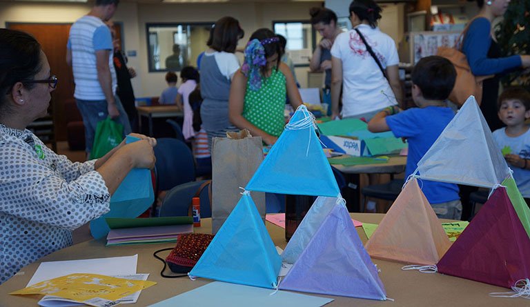 Students Doing Arts And Crafts In A Classroom